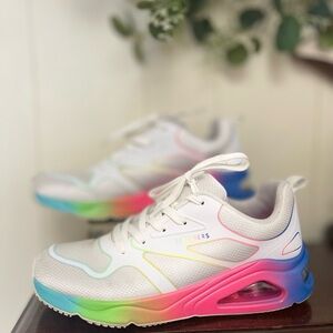 Skechers Tres air uno Tennis Shoes Women’s 8 177416 multicolor